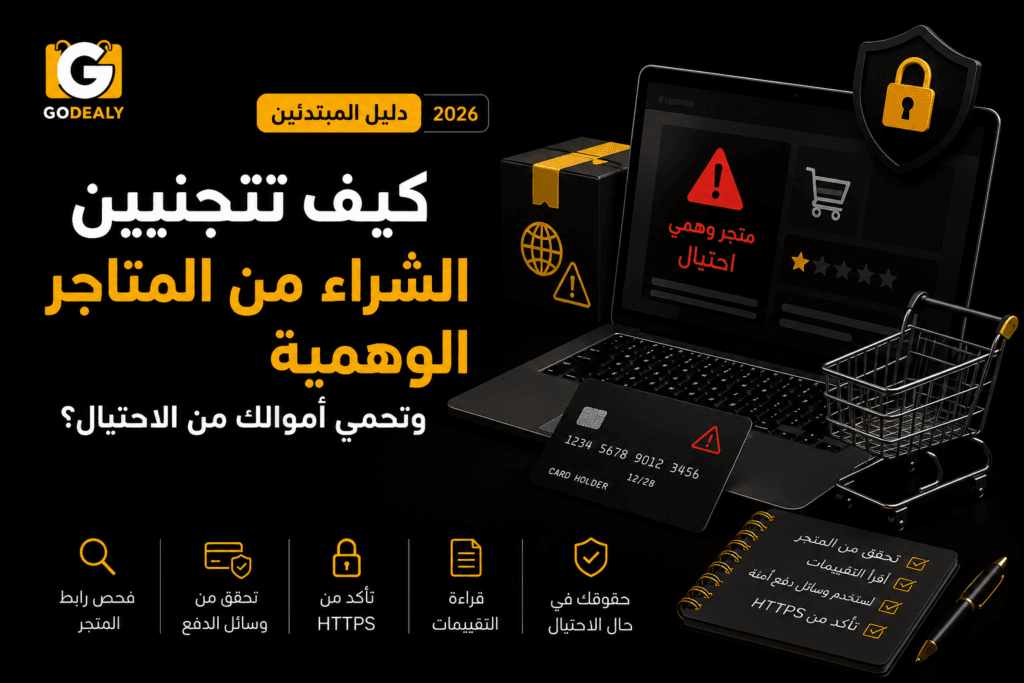 الشراء من المتاجر الوهمية