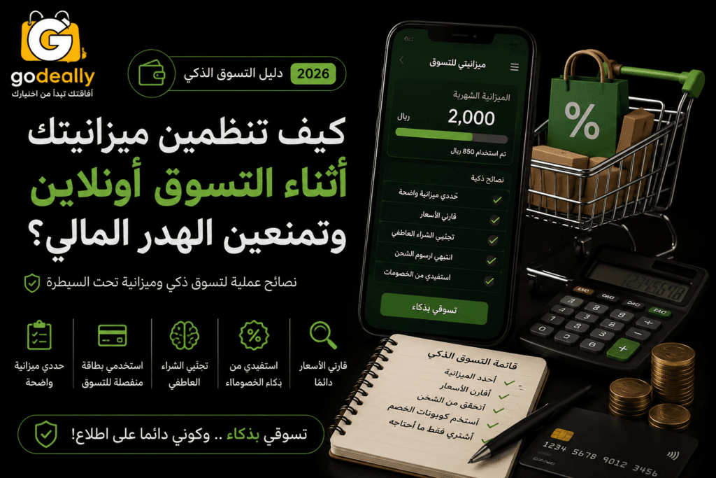 كيف تنظمين ميزانيتك أثناء التسوق أونلاين